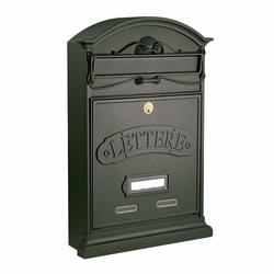 CASSETTA POSTALE ALUBOX GHISA LETTERE GH