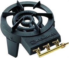 FORNELLONE GAS IN GHISA KEMPER 3 RUBINETTI 104988