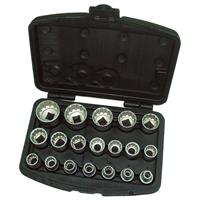 SERIE BUSSOLE MULTILOCK FERVI 19 PEZZI TORX-XZN-POLLICI-METR