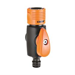RACCORDO CON RUBINETTO CLABER MASCHIO/FEMMINA 8601