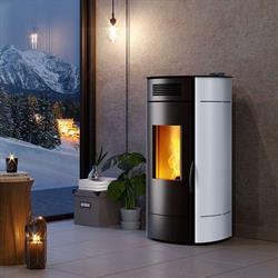 STUFA A PELLET CAMINETTI MONTEGRAPPA DROMA BIANCA