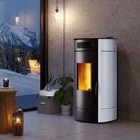 STUFA A PELLET CAMINETTI MONTEGRAPPA DROMA GRIGIA