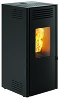 STUFA A PELLET CAMINETTI MONTEGRAPPA ELICA 9,6KW NERA